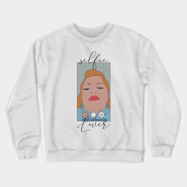 Selfie lover Crewneck Sweatshirt by skutkevic